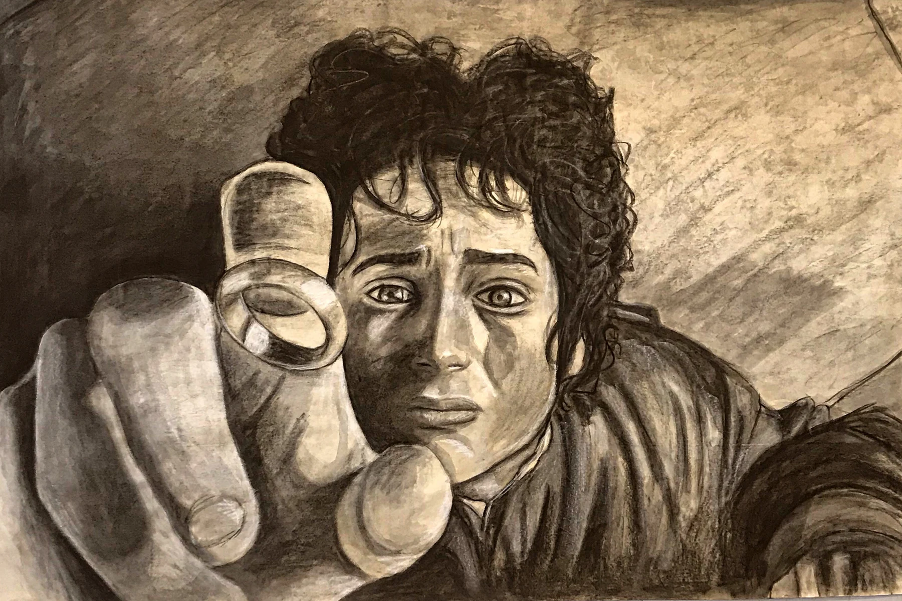 The Lord of the Rings — coffee drawing by Trey Fox